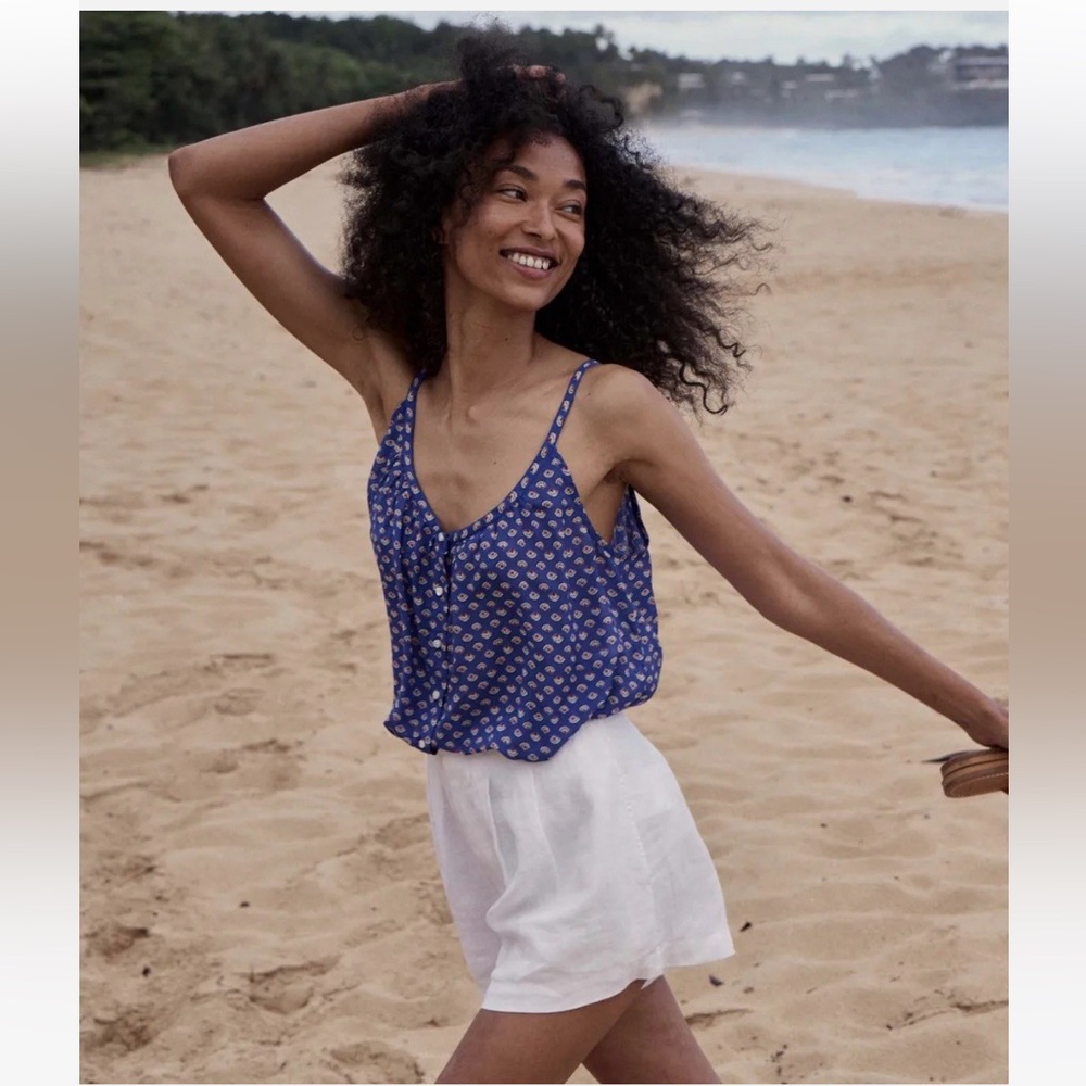 Dôen Nalina Camisole Top in Bord De Mer (L)